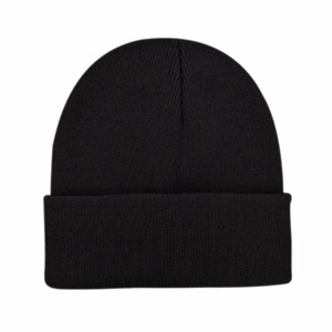 Gorro unisex sólido Otoño Invierno mezclas de lana gorro de punto suave y cálido hombres mujeres gorros gorras - Product Image 5
