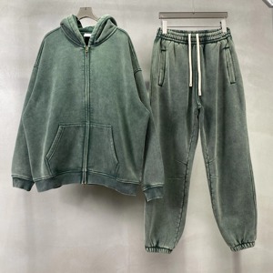 Survêtements bas quantité minimale de commande respirant, nouveau design tendance, lavés à l'acide, top ventes, survêtements d'hiver pour hommes - Product Image 6