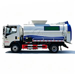 รถบรรทุกขยะอาหาร Sinotruk Howo 8 ลูกบาศก์เมตร 4x2 ดีเซล พร้อมถังปิดผนึก - Product Image 1