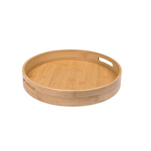 Plateau en bambou avec logo personnalisé plateau de service rectangulaire plateau en bambou pour fruits vente en gros - Product Image 1