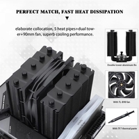 For Thermalright Silver Soul 110 Dual Tower CPU Air Cooler White Black Compatible for AMD AM4/Intel LGA1700/1200/1150/1151 Fans