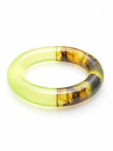 Resin Cuff Bangle <b>Bracelet</b> Color Resin With Multi Gemstone Bangle Stacking Handmade bh crafts - Product Image 2