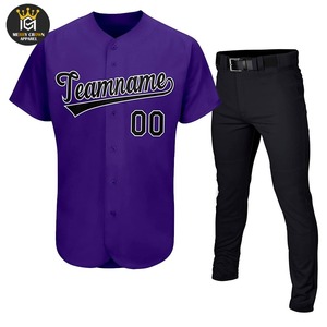 Vêtements de sport uniformes de baseball unis avec logo personnalisé uniformes de baseball de haute qualité à vendre uniformes de baseball fabriqués sur mesure - Product Image 1