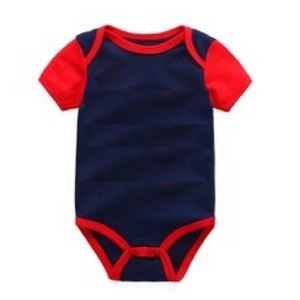 Vente en gros sur mesure Barboteuses 100% coton biologique pour bébé Vêtements pour nouveau-né - Product Image 2