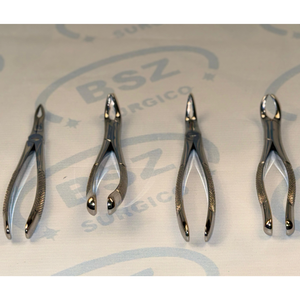 Meilleures ventes en gros de pinces d'extraction dentaires manuelles Instruments d'extraction de dents chirurgicales en acier inoxydable pour les hôpitaux - Product Image 1