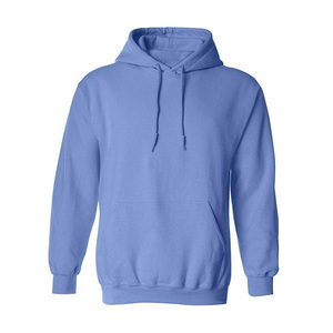 Venta al por mayor de sudaderas con capucha de alta calidad de los hombres de impresión personalizada y bordado de lana para los deportes de invierno usan teñido liso - Product Image 4