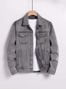Vestes Denim Hiver Vintage pour Homme Bouton Avant 100% Coton Tendance Eco-Friendly 2025 Styles - Product Image 6