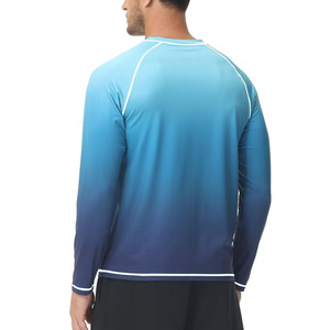ชุดว่ายน้ำแขนยาวสำหรับออกกำลังกาย rashguard พิมพ์ลายออกแบบได้ตามต้องการ - Product Image 3