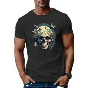 T-shirts unisexes respirants pour hommes, mode 2026, élégants, de haute qualité, impression personnalisée de marque, tissu éponge 210g, manches courtes, écologiques - Product Image 3