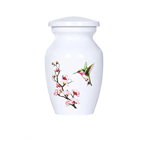 Cenizas humanas de diseño estándar de alta calidad para la decoración del hogar, urnas simbólicas de Metal sólido con tema moderno, logotipo personalizado disponible - Product Image 6