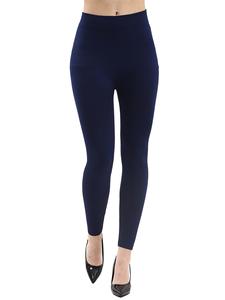 Leggings personnalisés confortables pour femmes, pour yoga et sport, coupe ajustée, doux, extensibles, taille mi-haute, unis, à perforations, séchage rapide, coupe-vent, respirants - Product Image 5