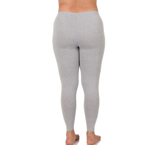 เลกกิ้งขายส่งสั่งทำพิเศษสำหรับผู้หญิง ความยาวระดับข้อเท้า ผ้ายืดสแปนเด็กซ์/โพลีเอสเตอร์ ป้องกันแบคทีเรีย ไร้ตะเข็บ สีเทาเข้ม - Product Image 6