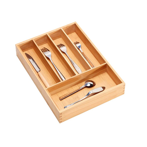Haute qualité 24 pièces couverts en acier inoxydable ensemble de couverts en or ensemble de couverts cuillère de mariage et fourchette couteau couverts avec boîte en bois - Product Image 4