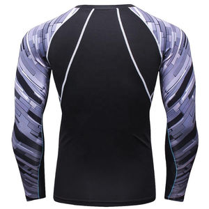 Jiujitsu Rashguard <b>Grappling</b> Rashguard BJJ Rashguard MMA Fitted Spandex/Polyester - Product Image 5
