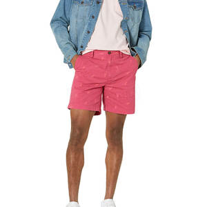 กางเกงขาสั้นออกกำลังกายผู้ชายคุณภาพสูง ขายส่ง ผ้าคอร์ดูรอย ไม่ทอ ระบายอากาศ แห้งเร็ว มีกระเป๋า 100% ผ้าฝ้าย - Product Image 2