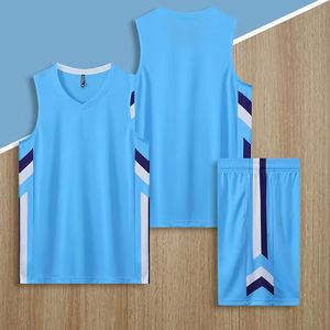 Equipo de baloncesto para hombre, camisetas de entrenamiento personalizadas, trajes, ropa de baloncesto, conjuntos de uniformes de entrenamiento, uniforme de baloncesto de uso deportivo - Product Image 6
