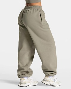 Pantalones Deportivos Holgados para Mujer, con Bolsillos, Cintura Alta, Estilo Deportivo, Transpirables, para Gimnasio, Atletismo, Jogging, Pantalones de Salón, Venta al por Mayor - Product Image 4