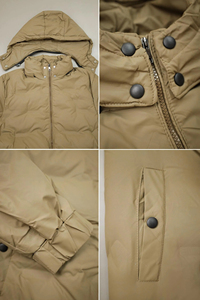 Chaqueta de Invierno al por Mayor, Cortavientos, Chaqueta Bomber con Cremallera, Transpirable, para Uso en Exteriores, con Forro Acolchado, Impermeable - Product Image 6