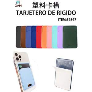 ที่ใส่บัตรพลาสติกแบบแข็ง DAM PP พร้อมแผ่นกาวติดโทรศัพท์มือถือ รุ่น 36867 หลายสี ช่องใส่บัตรแบบแข็ง - Product Image 3