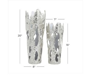 Pot de fleurs en aluminium finement conçu, offrant une résistance, une texture lisse et un attrait élégant pour les espaces de vie, les jardins, les zones intérieures/extérieures - Product Image 2