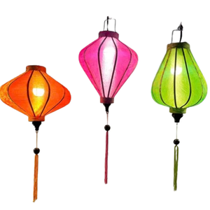 Farol Decorativo de Seda - Artesanía Vietnamita // (Sra. Jennie) - Product Image 1