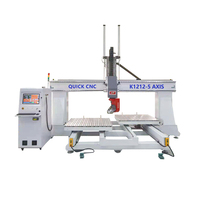 Populaire 1325 5 axes CNC routeur 3D graveur prix bois CNC routeur Machine 5 axes mousse EPS fraisage vague réducteur pour 5 axes CNC