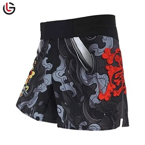 Pantalones cortos de MMA de la mejor calidad, estilo informal, cierre de cintura elástica, poliéster, lona transpirable, venta al por mayor, todos los tamaños, precio bajo - Product Image 5