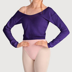 Filles manches longues compétition Performance gymnastique rythmique justaucorps broderie strass finition métallisée vêtements - Product Image 3