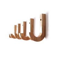 Porte-serviettes mural en bois massif écologique et robuste pour cuisine, armoire, serviettes, chapeaux, bijoux, sacs