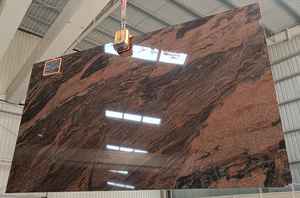 แผ่นหินแกรนิตออโรร่าอินเดียแผ่นพื้นใหญ่ขัดมันดีไซน์ทันสมัย - Product Image 5