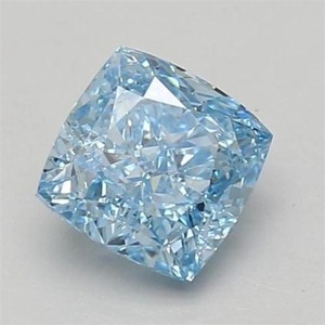 Diamante Cultivado en Laboratorio con Corte Cojín de 1.00 a 5.00 Quilates, Certificado IGI, Azul Fantasía, Claridad VVS VS, Pulido Excelente, Precio al por Mayor CVD - Product Image 2