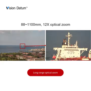 Máy ảnh PTZ đa quang phổ 640x512 ống kính zoom 88 1100 với phát hiện cháy cho an ninh Hình ảnh nhiệt ai phân tích đa phổ - Product Image 3