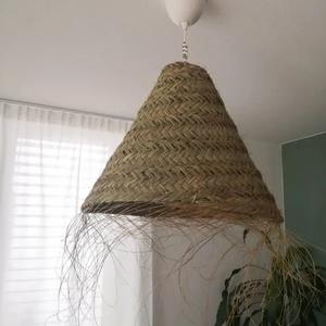 Lampshade Brass Metal Doum rattan moroccan handmade Decorative <b>Lighting</b> Wholesale Supplier USA ETSY EBAY SHOPIFY STOCK dropship - Product Image 1