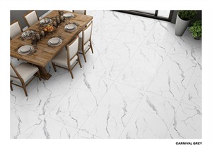 Azulejo de porcelana de cerámica de 600x1200mm de alta calidad, acabado tallado gris carnaval A + grado, diseño español, azulejos de baño de 2x4 pies - Product Image 3