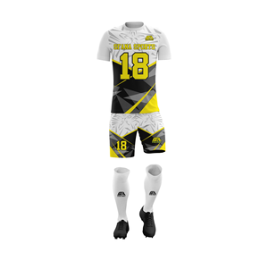 Camisetas de fútbol de poliéster 100% personalizadas para hombres Proveedor de pedidos a granel con uniforme de fútbol con impresión de logotipo OEM/ODM - Product Image 3