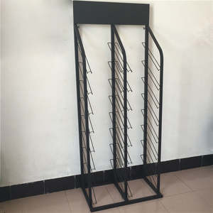 Estantes de exhibición de torre de piso de metal de pie personalizados-Ligero Fácil montaje Altura ajustable para baldosas de cerámica de porcelana - Product Image 3