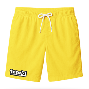 กางเกงขาสั้นลำลองผู้ชายปี 2026 ผ้าโพลีเอสเตอร์ 100% แบบเรียบ แห้งเร็ว ระบายอากาศดี เหมาะสำหรับออกกำลังกาย ชายหาด เอวยางยืดสูง มีเชือกผูก แบรนด์ดัง - Product Image 4