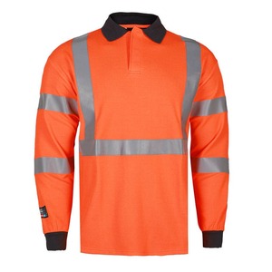 Ropa de trabajo de poliéster duradera de alta visibilidad personalizada, ropa de soldador reflectante ignífuga e impermeable - Product Image 4