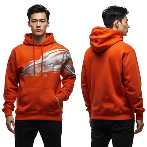 Sudadera con Capucha Oversize de Algodón Grueso Estampada, Premium, Informal, Fabricante de Ropa Personalizada - Product Image 2