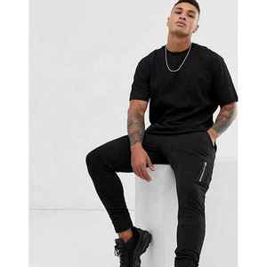 Camisetas gráficas de cuello redondo de verano personalizadas para hombre, diseño informal de manga corta de algodón con estampado de peso pesado de gran tamaño y patrón sólido - Product Image 4