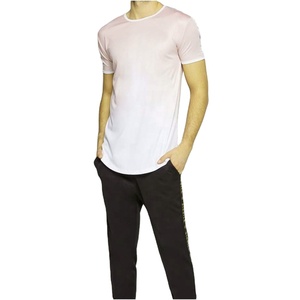 2025 precio al por mayor ropa de hombre Fitness correr camiseta hombres cuello redondo Camiseta ropa deportiva Tops gimnasio hombres Camisetas cuello redondo - Product Image 6