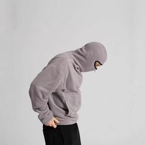 Sweat-shirts d'hiver pour hommes surdimensionnés de haute qualité avec logo et couleur personnalisés, fermeture éclair intégrale, tissu polyester/coton - Product Image 5