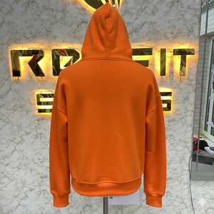 Sweat-shirts à capuche personnalisés avec logo, épais, à fermeture éclair, pull-over vierge, impression puff, lourd, de haute qualité, avec fermetures éclair - Product Image 2