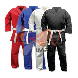 Gi de entrenamiento de artes marciales de poliéster duradero de diseño personalizado unisex para adultos para Karate Jujitsu y Kung Fu-Servicio OEM disponible - Product Image 1