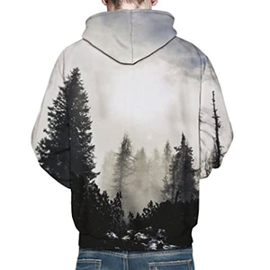 Sweat à capuche à sublimation entièrement personnalisé pour hommes Top Design coupe-vent respirant anti-empilage Sweats à capuche à sublimation au prix de gros - Product Image 5