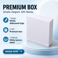 Boîte d'emballage de luxe personnalisée en carton blanc avec insert en velours pour montre-bracelet, bijoux, présentation et rangement