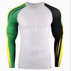 MMA de secado rápido transpirable de manga larga Anti-UV compresión Rash Guard alta elasticidad deportes al aire libre entrenamiento Top - Product Image 5