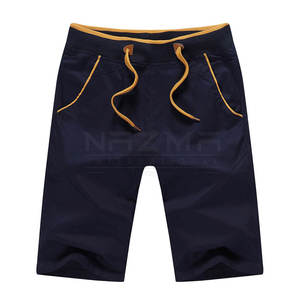 Shorts décontractés confortables pour hommes en gros légers et écologiques avec taille élastique pour la vente en ligne - Product Image 1