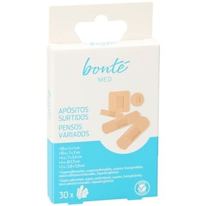 พลาสเตอร์ปิดแผลแบบต่างๆ ยี่ห้อบอนท์ กล่อง 30 ชิ้น - Product Image 1