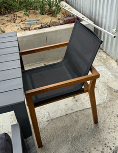 Silla individual con estructura de aluminio y textilene - Product Image 1